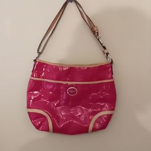 COACH purse dark pink
